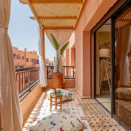 Le Palmier - Appartement Authentique A Gueliz Marrakesh Exterior foto